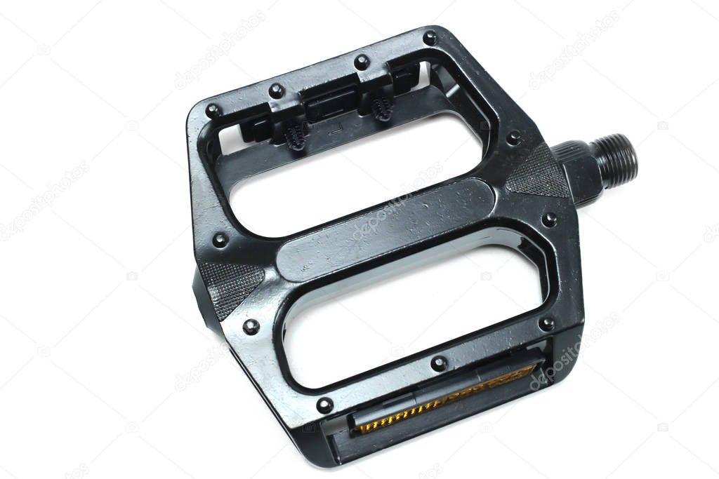 bicycle pedal on white background