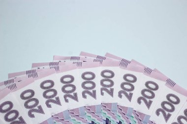 Ukrayna parası, Uah 200 banknotları. Boş alan
