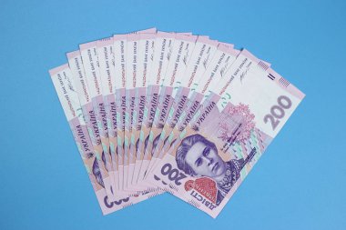 Ukrayna parası, Uah 200 banknotları. Boş alan