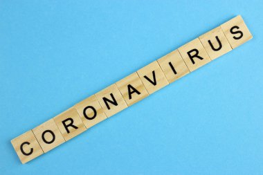 Chinese coronavirus outbreak 2019-nCoV. The inscription word Coronavirus. MERS-Cov middle East respiratory syndrome