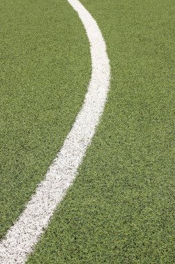 Mini futbol, yapay futbol sahası, beyaz şerit, işaretleme