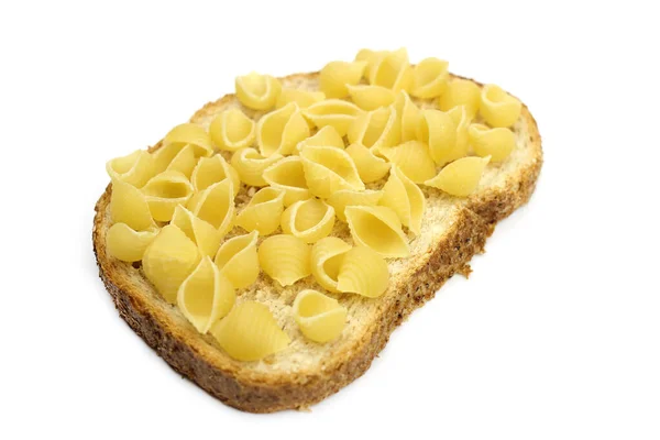 Çiğ Vermicelli Ekmekli Sandviç Vejetaryen Kavramı — Stok fotoğraf
