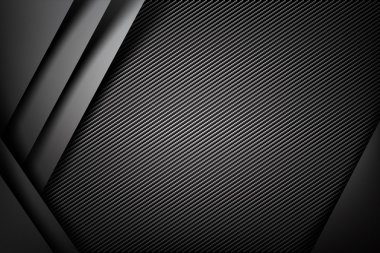 Arka plan karbon fiber doku vektör illust ile karanlık