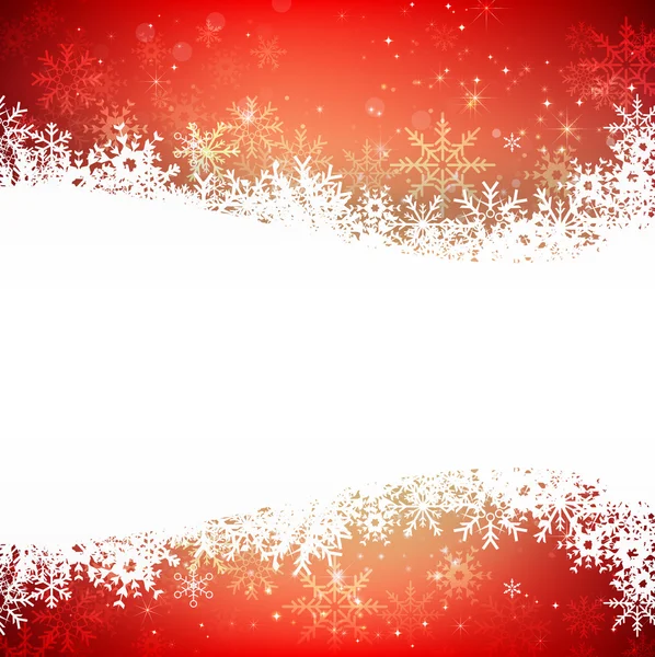 Flocon de neige de Noël et étoile abstraite bakcground vecteur ill — Image vectorielle