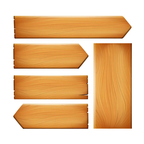 Naturaleza realista vintage signo de madera vector ilustración eps10 0 — Vector de stock