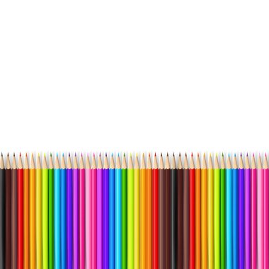 Soyut backgroud renk kalem vektör beyaz zemin üzerine 