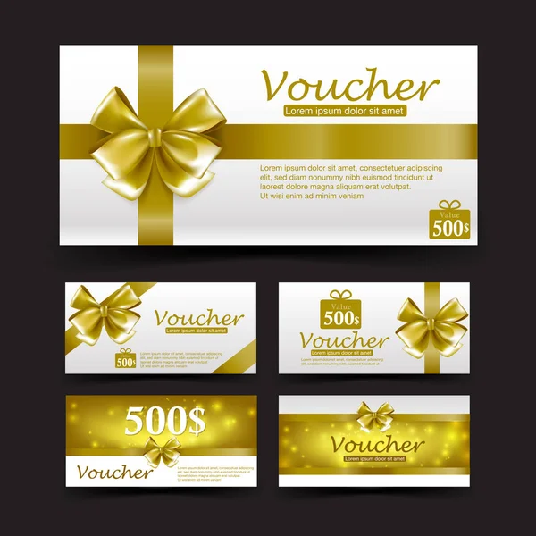 Colección de regalo de Navidad voucher tag banner promoción venta d — Vector de stock