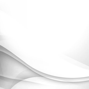 Arka plan ışık gri eğri ve dalga eleman vektör hastası