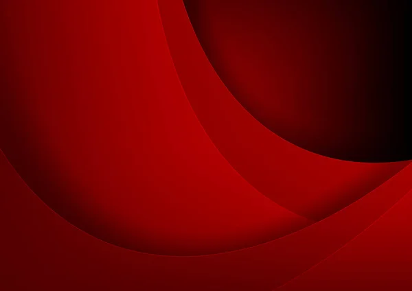 Fondo abstracto geometría básica de color rojo capas y superposición y s — Vector de stock