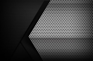 Siyah ve gri arka plan doku vektör çizim 015 krom