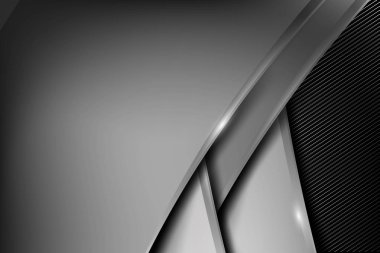 Arka plan karbon fiber doku vektör illust ile karanlık