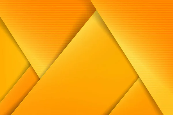Fondo abstracto geometría básica de color amarillo capas y se superponen una — Vector de stock