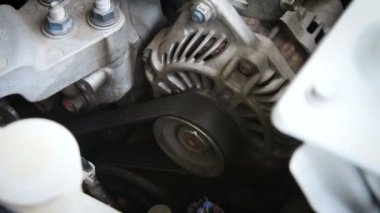 Starter motor ve Motor ateşleme başlangıç ses ile kadeh yukarıya kapatmak