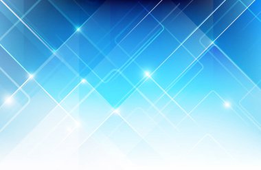 Mavi arka plan ile temel geometri şekil düşük Poli styl