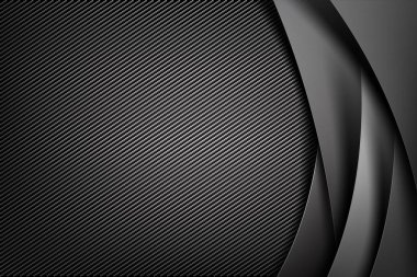 Arka plan karbon fiber doku vektör illust ile karanlık