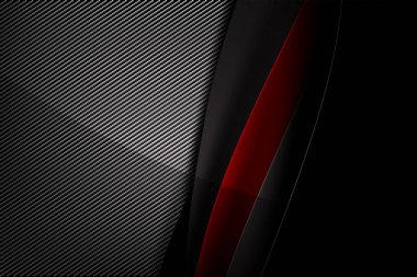 Arka plan karbon fiber doku vektör illust ile karanlık