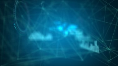 El ve parmak koyu tonu ve tahıl işlem kavramı için fütüristik siber teknoloji ile suç gösterilen hacker