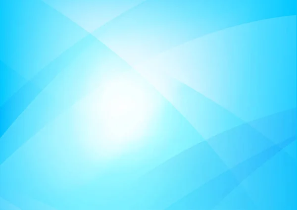 Abstracte blauwe achtergrond met gewoon curve element vect verlichting — Stockvector