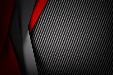 Arka plan karbon fiber doku vektör illust ile karanlık