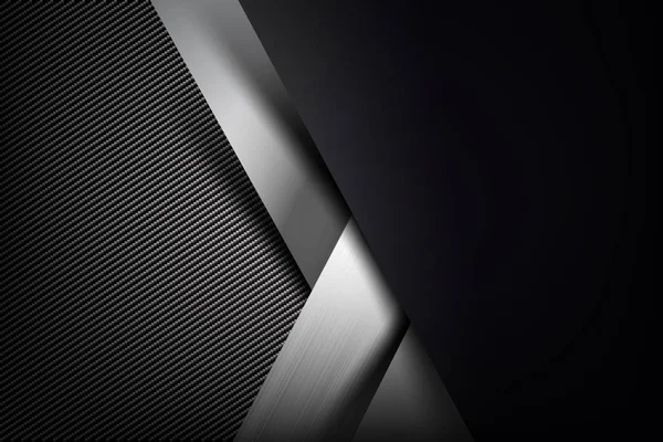 Arka plan karbon fiber doku vektör illust ile karanlık