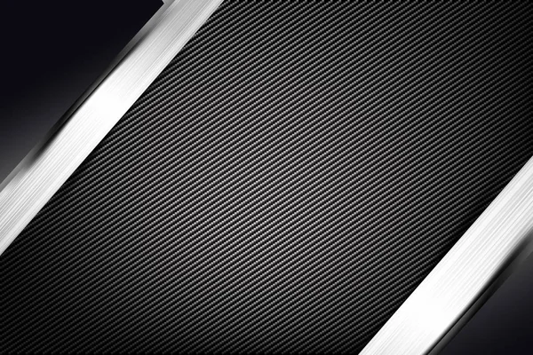 Arka plan karbon fiber doku vektör illust ile karanlık