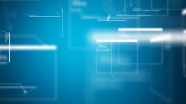 4 k animasyon UI kullanıcı arabirimi ile veri Hud pi çubuğu metin kutusu tablo ve fütüristik teknoloji kavramı için arka plan öğesi kara günü