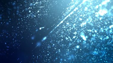 4 k karanlık arka plan parçacık ve aydınlatma eleman için cyber futuristik konsepti ile işlenmiş tahıl