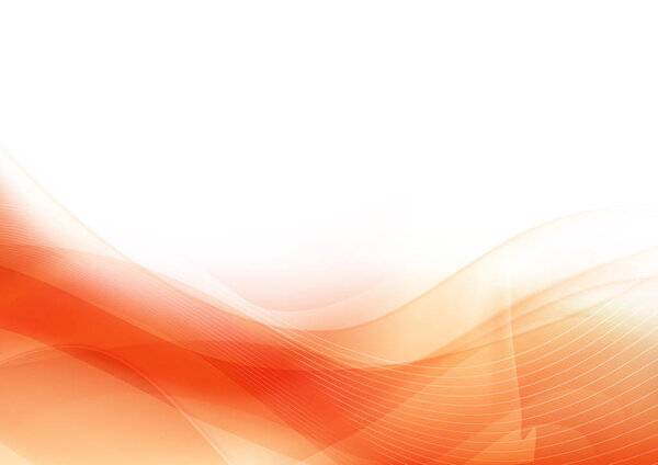 Curve and blend light Orange abstract background 002