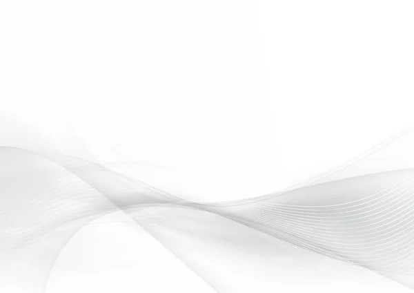 Kurva och blanda grå och vit abstrakt bakgrund 004 — Stock vektor