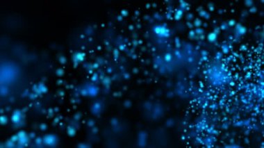 4k soyut arka plan parçacık defocusing animasyon işlenmiş tahıl ile