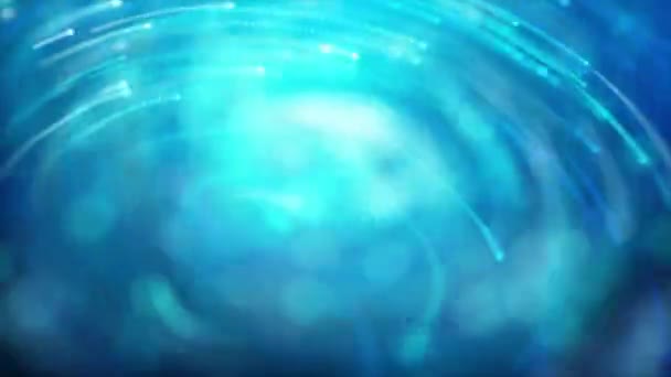 Abstrakter Hintergrund Verschwommen Bokeh Partikel Und Lichteffekt Mit Dunkler Und — Stockvideo