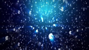 Koyu arkaplanda alfa matte ile dünya para biriminin 3D görüntülenmesi