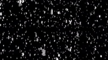 Dünya para biriminin karanlık arka planda, hisse senedi grafiği ve iş unsuruyla üç boyutlu oluşturulması