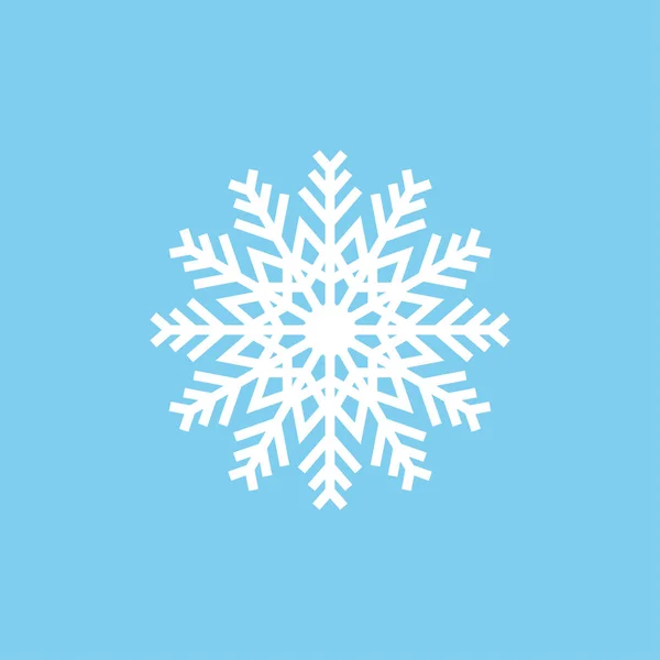 Abstrakt Snö Ikon Logotyp Vektor — Stock vektor