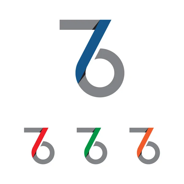 76 numara logo vektörü