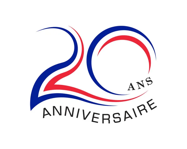 Element dalgası eğimli vektörlü Fransızca yıl dönümü