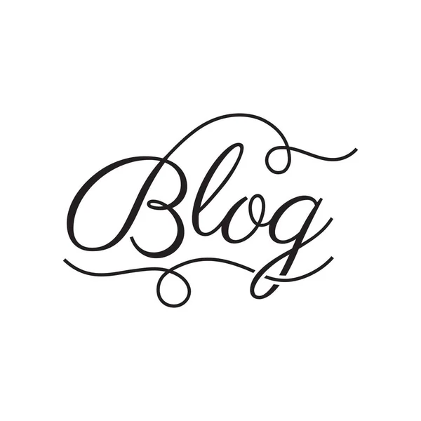 Brief Blog Symbol Vektor Skript — Stockvektor