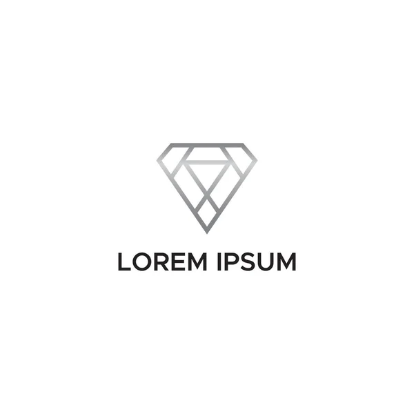 Elmas logo vektör anahat vuruşu