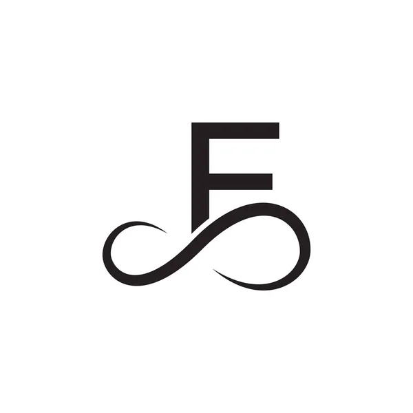 Infinity Letter Logo Vector — 스톡 벡터