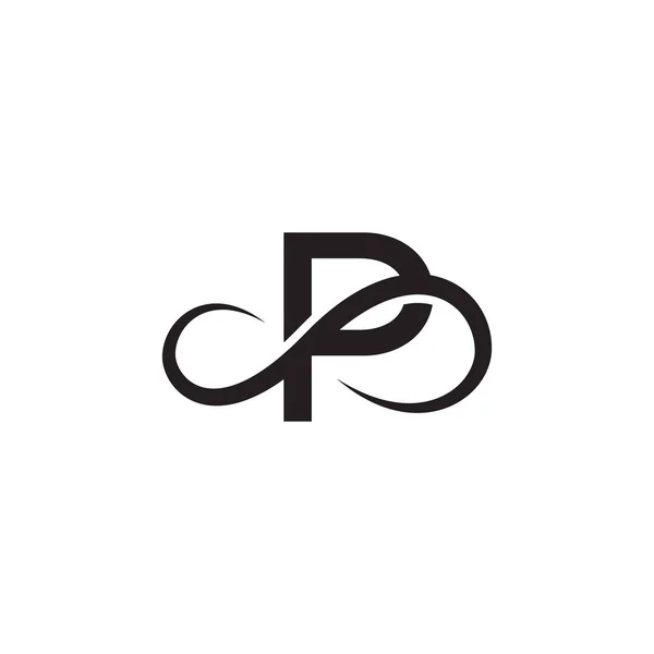 Infinity Letter Logo Vector — 스톡 벡터