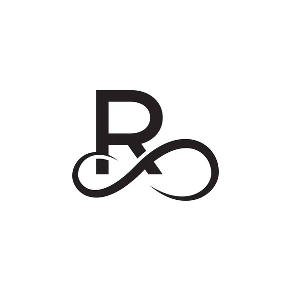無限文字Rのロゴベクトル — ストックベクタ