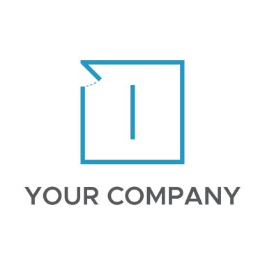 Logo ev ve iç çizimler için ilk harf