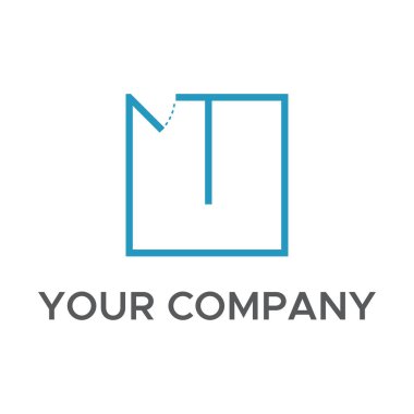 İlk harf u logo ev ve iç çizimler