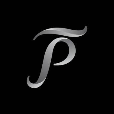 İlk harf Tp logo Vektörü
