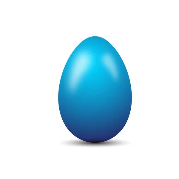 Easter Eggs Vector Blue Color — Stock Vector