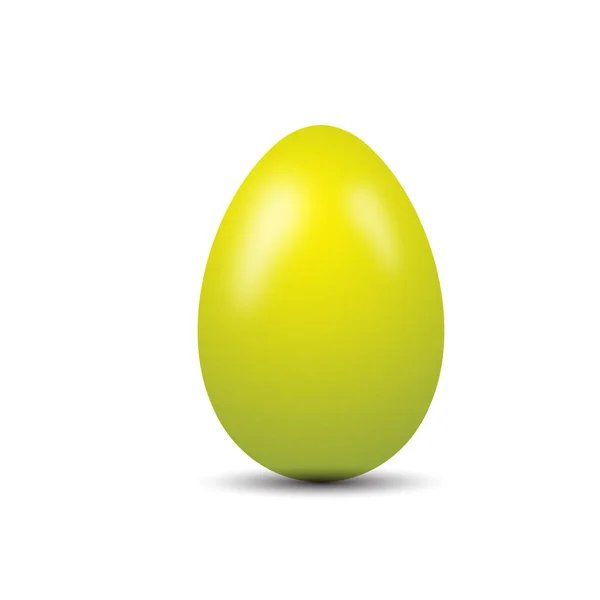 Huevos Pascua Vector Amarillo Oro Color — Vector de stock