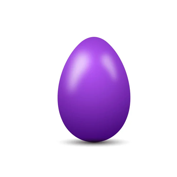 Easter Eggs Vector Purple Color — Stock Vector