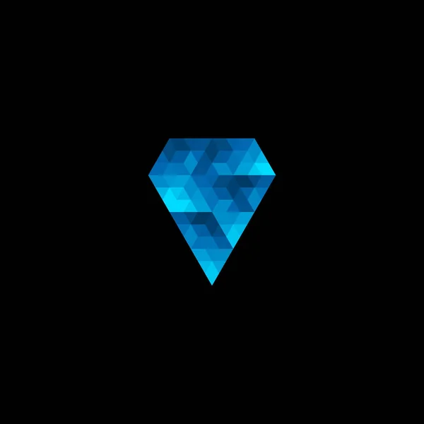 Diamond Abstract Logo Design — Stock Vector