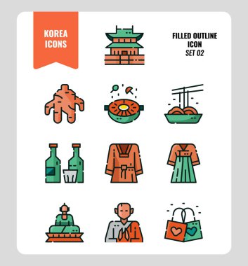 Güney Kore simge seti 2.