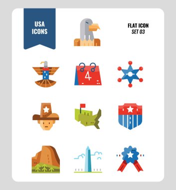 Amerikan simge seti 3.